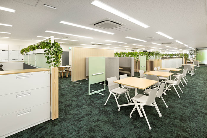 大阪本社 5階執務室内コラボレーションエリア